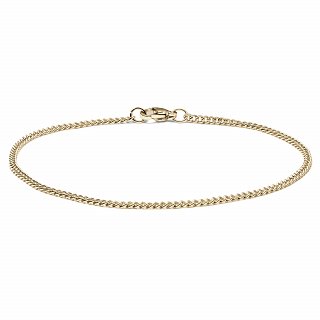Oxzen αλυσίδα χεριού λεπτή Cuban Link