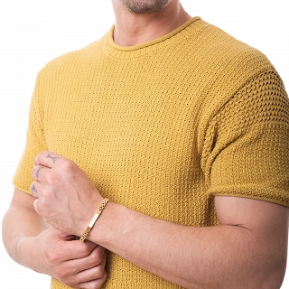 Oxzen ανδρικό βραχιόλι από ανοξείδωτο ατσάλι, ταυτότητα