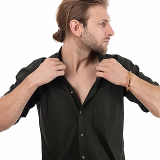 Oxzen ανδρικό βραχιόλι ατσάλινο ταυτότητα τετραγωνισμένη με ένα λευκό ζιργκόν