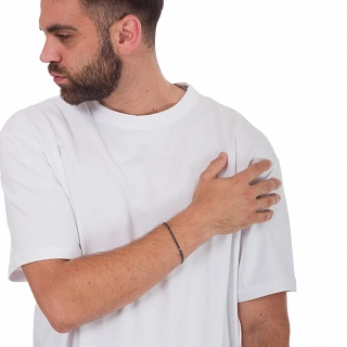 Oxzen βραχιόλι ατσάλινο Unisex ριβιέρα Tennis Iced Out με ζιργκόν 3mm