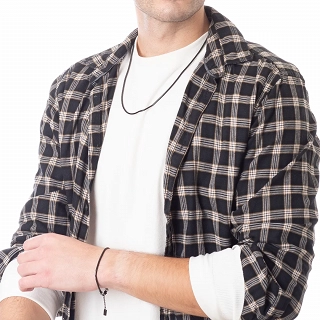 Oxzen ανδρικό βραχιόλι ατσάλινο minimal Round chain 2.5mm