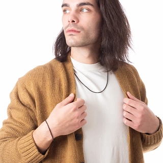 Oxzen ανδρικό βραχιόλι ατσάλινο minimal Twisty chain 3 mm