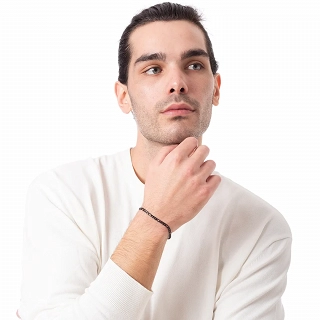 Oxzen ανδρικό βραχιόλι ατσάλινο Figaro chain 4 mm