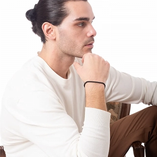 Oxzen ανδρικό βραχιόλι από ανοξείδωτο ατσάλι αλυσίδα 3 mm