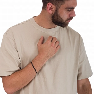 Oxzen ανδρικό βραχιόλι από ανοξείδωτο ατσάλι ταυτότητα Unisex 4 mm