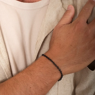 Oxzen ανδρικό βραχιόλι ατσάλινο