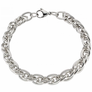 Oxzen ανδρικό βραχιόλι ατσάλινο