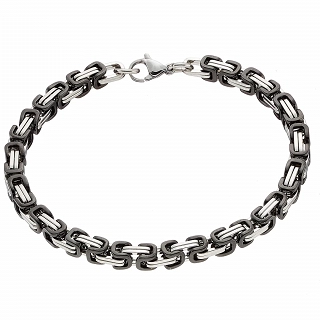 Oxzen ανδρικό βραχιόλι ατσάλινο