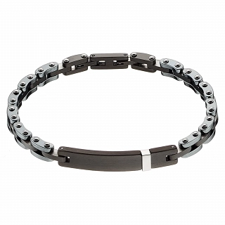 Oxzen ατσάλινο ανδρικό βραχιόλι ταυτότητα