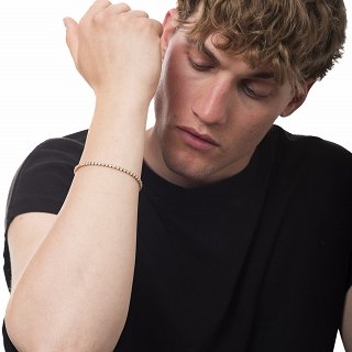 Oxzen βραχιόλι ατσάλινο Unisex ριβιέρα Tennis Iced Out με ζιργκόν 3mm
