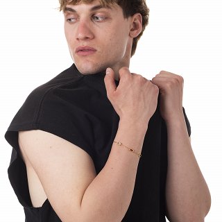 Oxzen ατσάλινο βραχιόλι με ζιργκόν