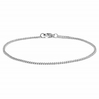 Oxzen αλυσίδα χεριού λεπτή Cuban Link