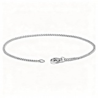 Oxzen αλυσίδα χεριού λεπτή Cuban Link