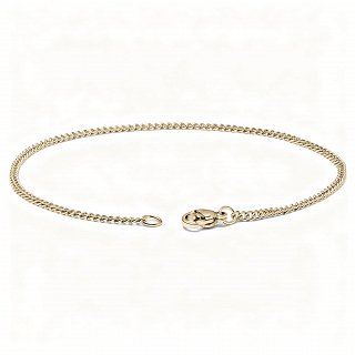Oxzen αλυσίδα χεριού λεπτή Cuban Link