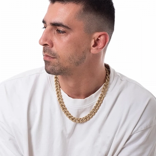 Oxzen Cuban Link Iced-Out αλυσίδα unisex ατσάλινη με πλάτος 1,3cm γεμάτη ζιργκόν