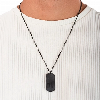 Oxzen κολιέ Unisex Zodiac ατσάλινο ματ ζώδιο Σκορπιός (Scorpio)