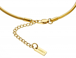 Oxzen ανδρική αλυσίδα λαιμού από ανοξείδωτο ατσάλι Round chain 2.5mm