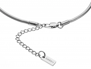 Oxzen ανδρική αλυσίδα λαιμού από ανοξείδωτο ατσάλι Round chain 2.5mm
