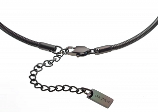 Oxzen ανδρική αλυσίδα λαιμού από ανοξείδωτο ατσάλι Round chain 2.5mm