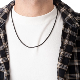 Oxzen ανδρική αλυσίδα λαιμού από ανοξείδωτο ατσάλι Round chain 2.5mm