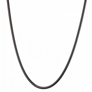 Oxzen ανδρική αλυσίδα λαιμού από ανοξείδωτο ατσάλι Round chain 2.5mm
