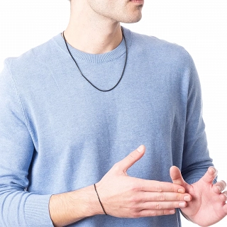 Oxzen ανδρική αλυσίδα λαιμού από ανοξείδωτο ατσάλι Box chain 2 mm