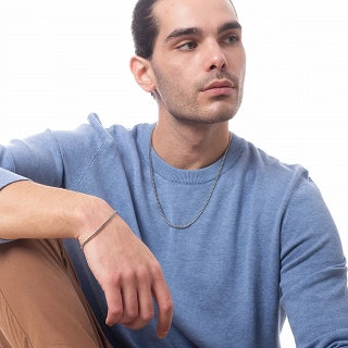 Oxzen ανδρική αλυσίδα λαιμού από ανοξείδωτο ατσάλι Box chain 2.5 mm