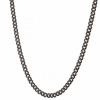 Oxzen ανδρική αλυσίδα λαιμού από ανοξείδωτο ατσάλι Gourmet chain 4 mm