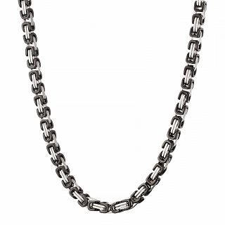 Oxzen ανδρική αλυσίδα ατσάλινη 4mm