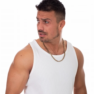 Oxzen ανδρική αλυσίδα ατσάλινη 4mm