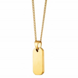 Oxzen ατσάλινο ανδρικό κολιέ πλακέτα