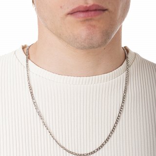 Oxzen ατσάλινη ανδρική αλυσίδα Figaro 4mm