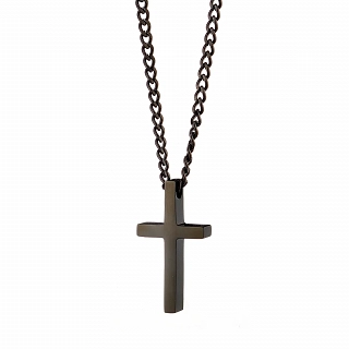 Oxzen ανδρικός σταυρός με αλυσίδα από ανοξείδωτο ατσάλι μικρός διακριτικός