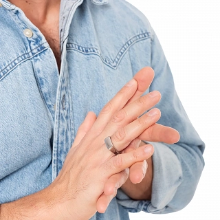 Oxzen ανδρικό δαχτυλίδι από ανοξείδωτο ατσάλι ορθογώνιο