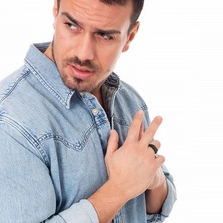 Oxzen ανδρικό δαχτυλίδι από ανοξείδωτο ατσάλι ορθογώνιο