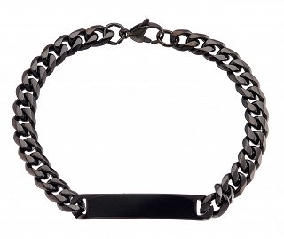 Cuban Link βραχιόλι ατσάλινο unisex ταυτότητα