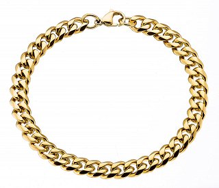 Βραχιόλι ατσάλινο αλυσίδα 7mm