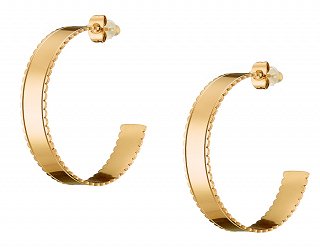 Σκουλαρίκια κρίκοι ατσάλινοι 35mm