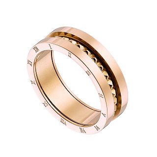 Δαχτυλίδι από ανοξείδωτο ατσάλι, βέρα φαρδιά