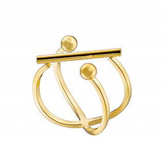 Δαχτυλίδι από ανοξείδωτο ατσάλι με ιδιαίτερο σχέδιο