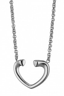 Κολιέ από ανοξείδωτο ατσάλι καρδιά