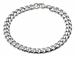 Βραχιόλι ατσάλινο αλυσίδα 7mm