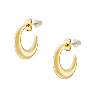 Σκουλαρίκια κρίκοι από ανοξείδωτο ατσάλι