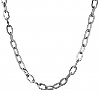 Αλυσίδα λαιμού ατσάλι γυναικεία με κρίκους