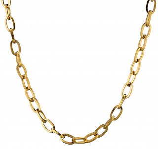 Αλυσίδα λαιμού ατσάλι γυναικεία με κρίκους