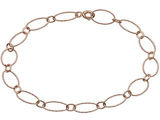 Oxzen βραχιόλι ασημένιο αλυσίδα διαμανταρισμένη