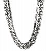 Oxzen Cuban Link αλυσίδα λαιμού unisex ατσάλινη με πλάτος 1,6cm