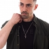 Σταυρός ατσάλι ανδρικός με αλυσίδα