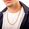 Oxzen Cuban Link αλυσίδα λαιμού unisex ατσάλινη με πλάτος 0,6cm