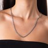 Αλυσίδα λαιμού ατσάλι γυναικεία 60cm
